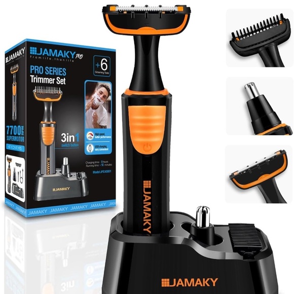 Other - 3 in 1 Mens Shaver Trimmer Set, Full Body Trimmer Grooming Kit Nose Beard Facial